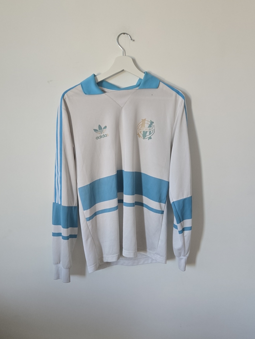 Vintage Marseille Long Sleeve Soccer Jersey